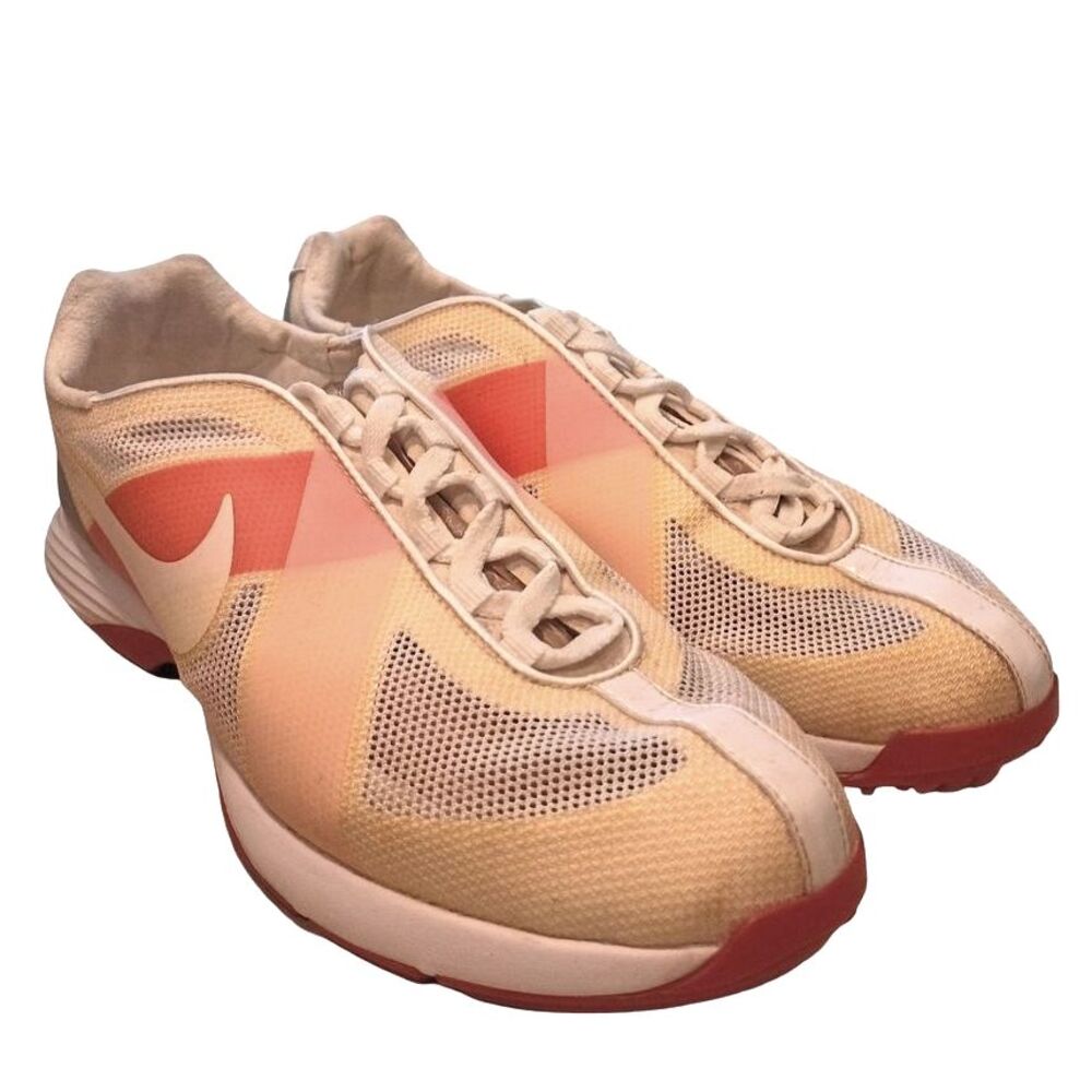 Nike Hyperfuse Lunarlon women's golf shoes | Peach/Orange Mesh | Women's Size 8 - Picture 2 of 12